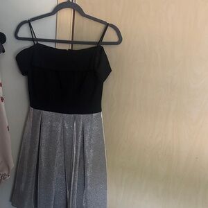Morgan & Co. Black Dress with Silver Accents